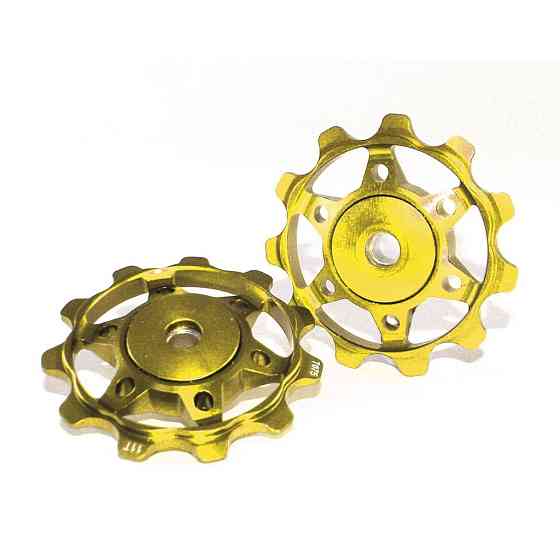 Ролики заднего переключателя XLC, золотые Київ