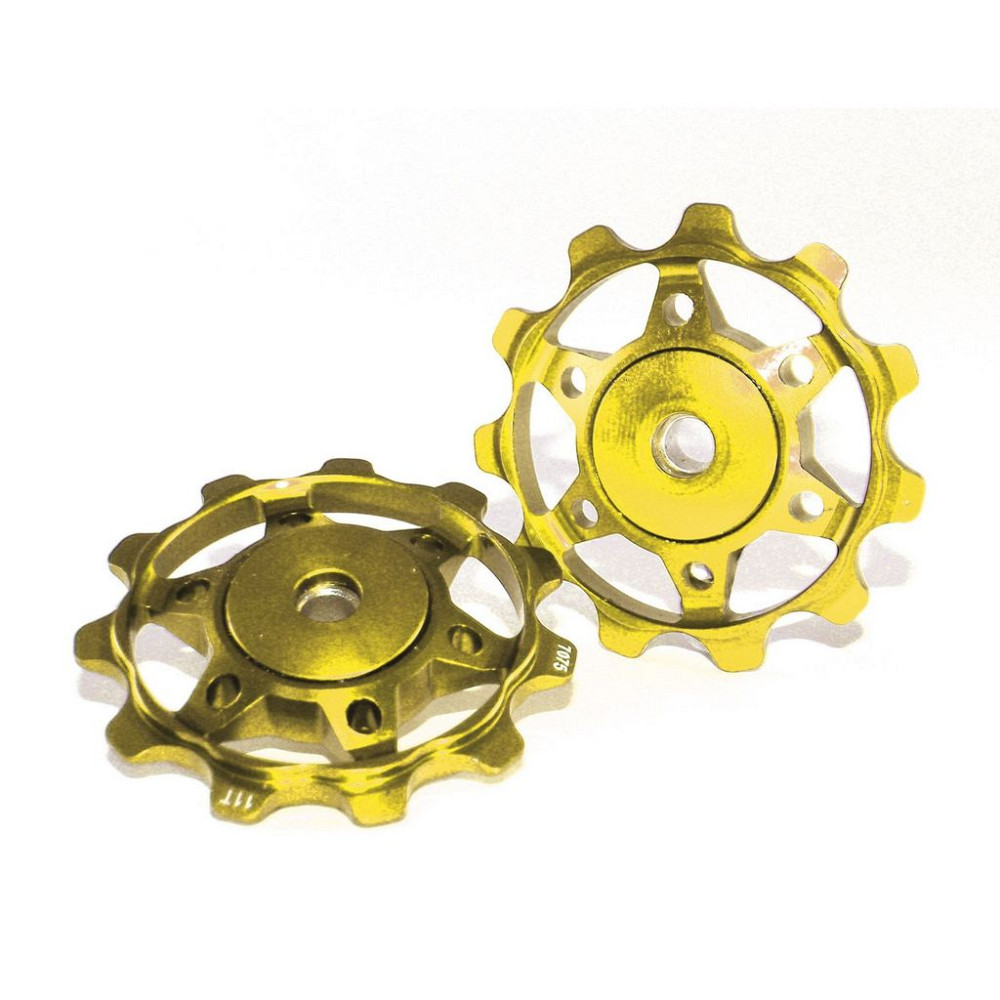 Ролики заднего переключателя XLC, золотые Київ - фото 1