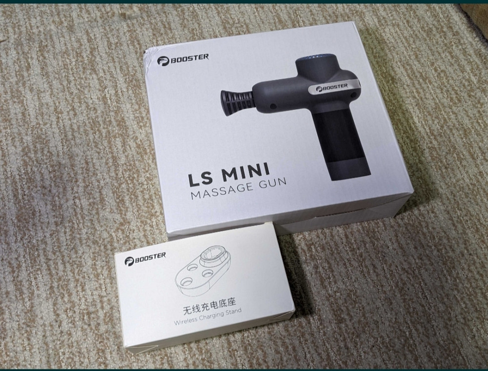 Бездротовий ударний масажер Booster Lightsaber LS Mini + ДОК СТАНЦІЯ Київ - фото 2