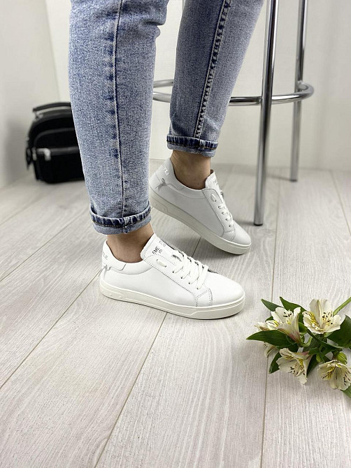 EMELI Кросівки жіночі EMELI 105 біла (весна-осінь натуральна шкіра) Коломыя - изображение 2