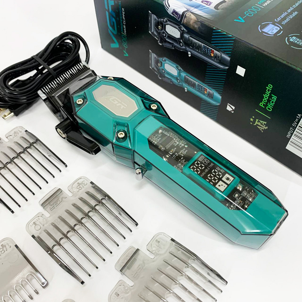 Триммер с насадками разной длины VGR, Универсальный триммер для мужчин, Надежная машинка для стрижки KO-93 Львов - изображение 7