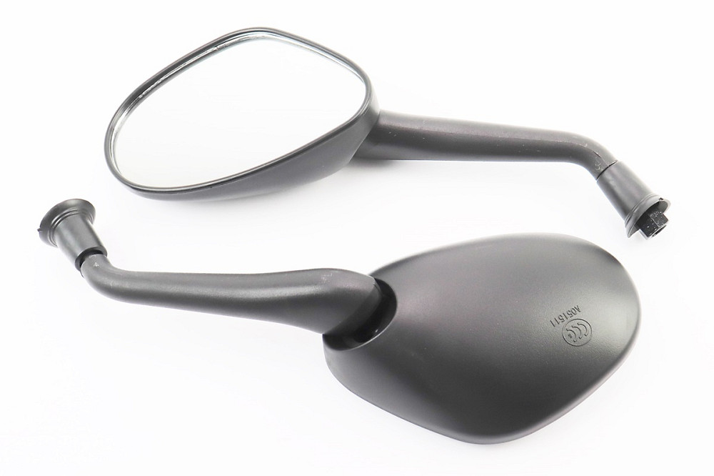 Дзеркала к-кт на мотоцикл "V150A" чорні, М10 Киев - изображение 1