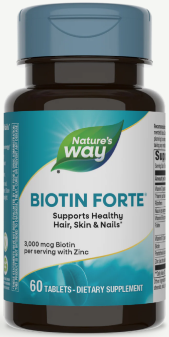 Биотин Nature's Way Biotin Forte 3 mg 60 tabs Киев - изображение 3