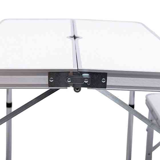 Комплект туристичного столу з 2 лавками Lugi JY-9060W Київ