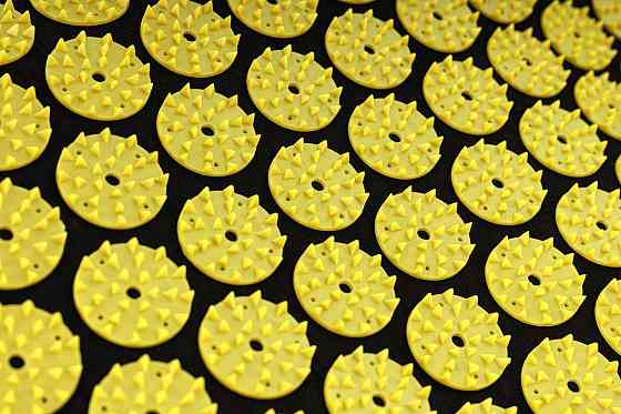 Подушка для акупунктури Hop-Sport HS-C037AP (Аплікатор Кузнєцова) чорно-жовта Киев