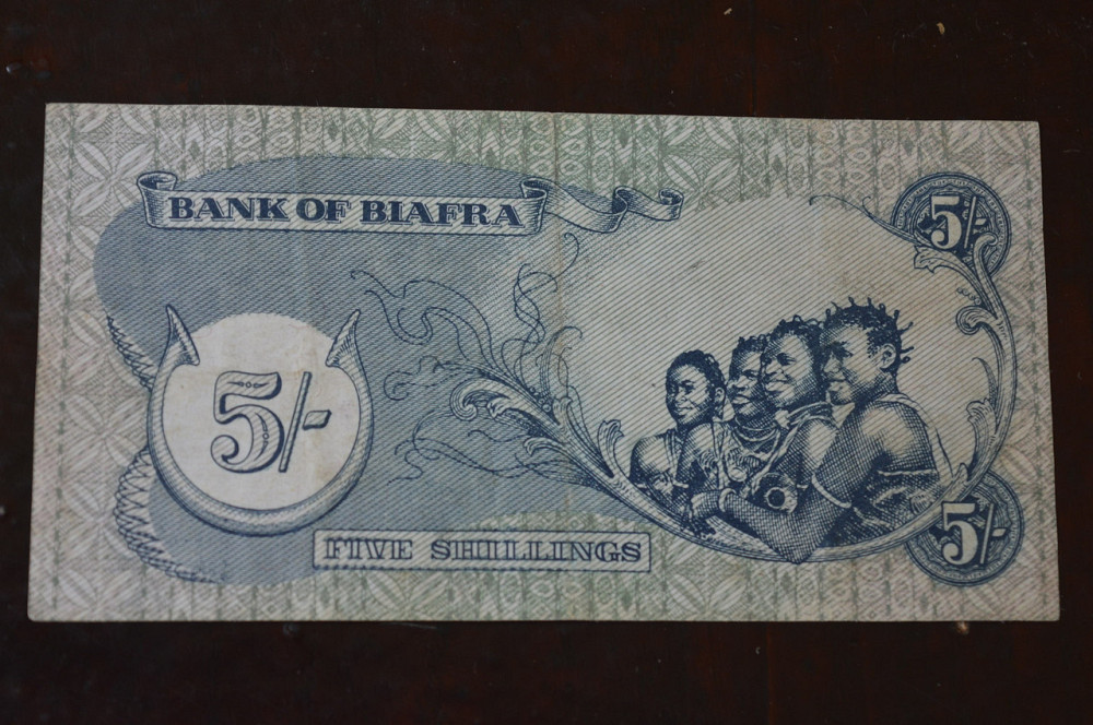 Biafra Биафра - 5 Shillings 1967 XF Полтава - изображение 1