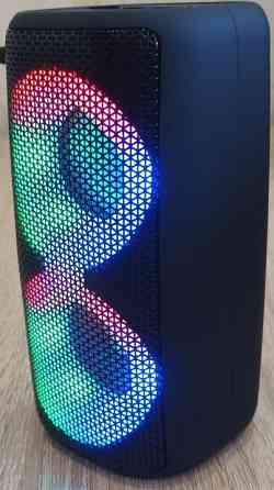 Мощная беспроводная Bluetooth колонка NB-041 со светомузыкой FM радио Киев