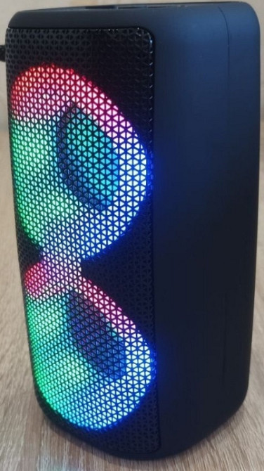 Мощная беспроводная Bluetooth колонка NB-041 со светомузыкой FM радио Киев - изображение 2