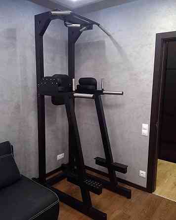 Турник + пресс + брусья с опорами для ног Sport 60х60 мм Спортивные стенки и турники для дома разборная Киев