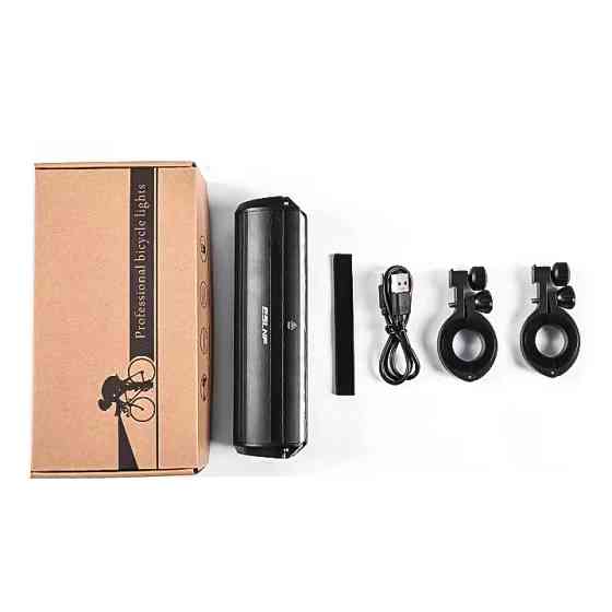 Велоліхтар з водозахистом і зарядкою EOS620-6LED, Ліхтар із захистом від вологи для вулиці FI-37 Львів