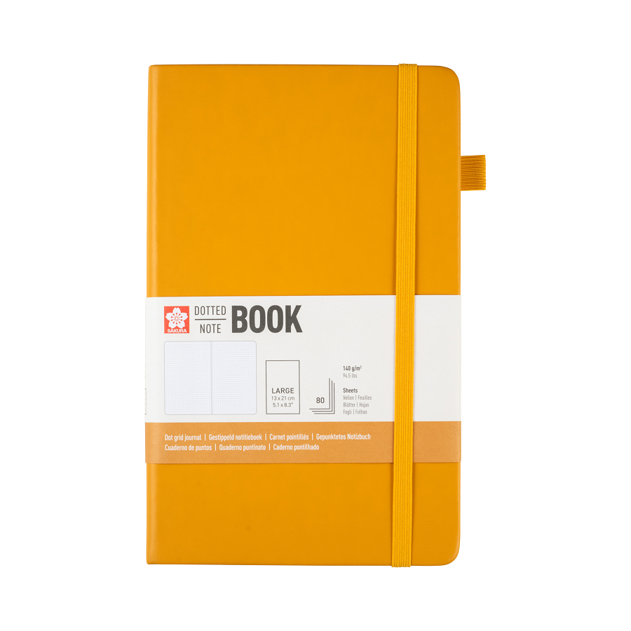 Блокнот для графики и каллиграфии в точку DOTED А5 (13х21см) 140г/м2 80л Japanese Kerria Sakura Киев - изображение 1