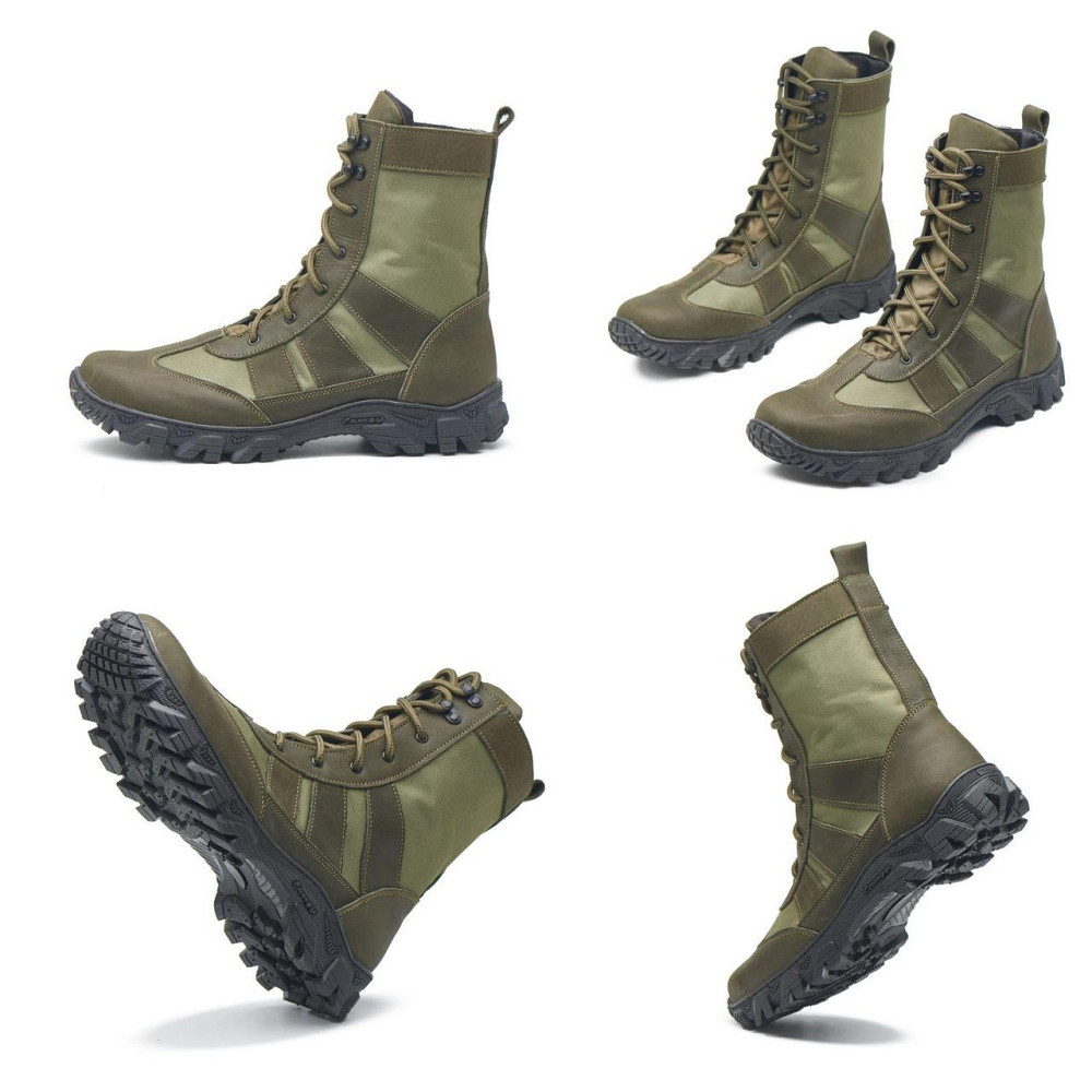 Тактичні берці ХАКІ. Вологостійкі, міцні ЗСУ 100-ТБ 43 (28,5) Харків - фото 10