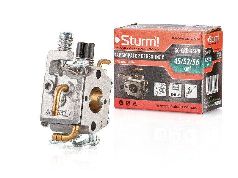 Карбюратор "профі" для безнопилки 45-56 куб.см. з праймером Sturm GC-CRB-45PB (читувати опис) Рівне - фото 1