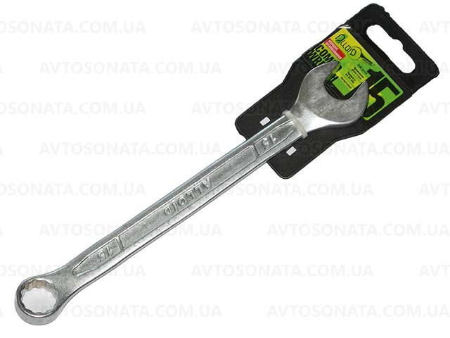 Ключ ріжково-накидний 15мм Alloid К-2061-15 Винница - изображение 2