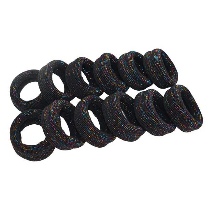 Детская резинка для волос 0307-973-2, черная 6 штук Винница - изображение 1