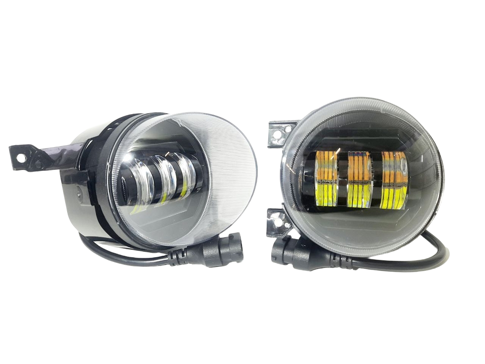 Комплект протитуманних LED фар StarLight Volkswagen VW Golf/Jetta/Polo/Touareg/Tiguan/Caddy жовте/біле світло 40W ПТФ FOG Харків - фото 1