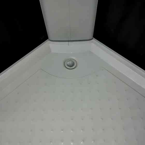 Душовий бокс півкруглий без даху SAN L90GBS (L90B) BRAVO (3уп.) Київ