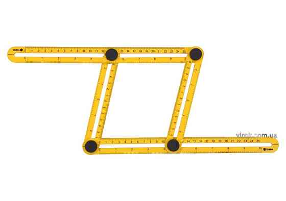 Шаблон - лінійка VOREL для перенесення вимірів, 25х12см. габ. 310 х 175 х 25 мм [20/60] Одеса