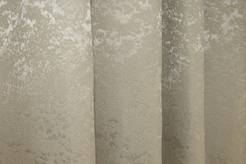 Комплект коротких штор VR-Textil Лен мрамор Pavliani № 1368ш 130х170 см 2 шт Бежево-серый (35-0058) Киев - изображение 6