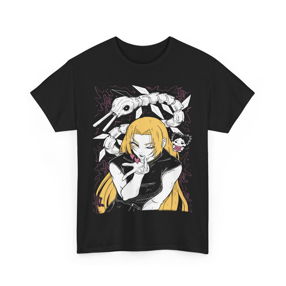 Футболка з аніме принтом Магічна битва оверсайз (S/M/L) Чорний AnimeJ0307 Дніпро - фото 4