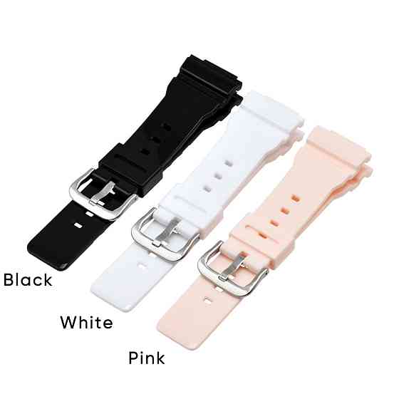 Ремешок для Casio G-Shock DW-5600 Pink-Glossy SI SBR Киев