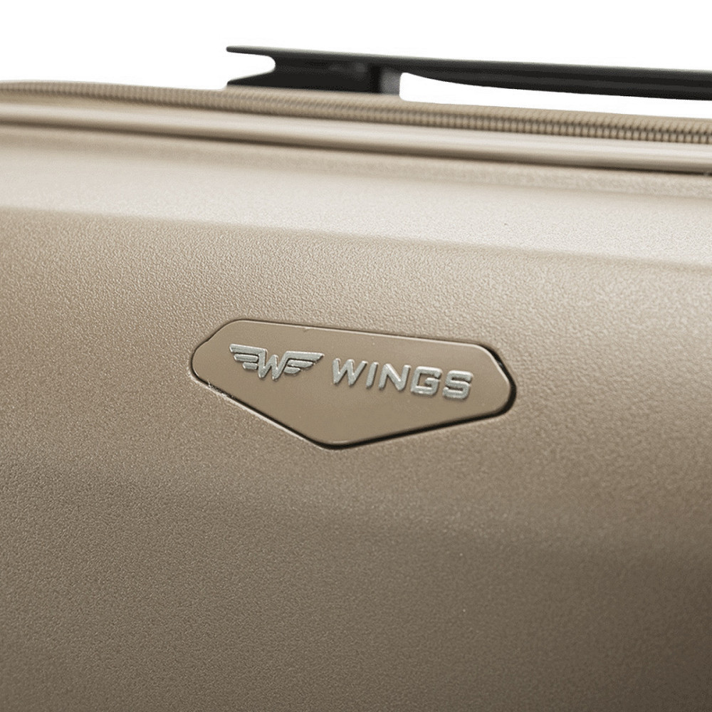 Валіза поліпропіленова WINGS PHX01 мала 55 см шампань Київ - фото 4