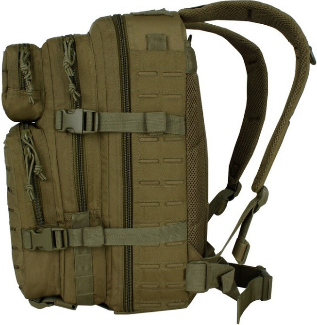 Тактичний Рюкзак 20 літрів з Molle Mil-Tec від Sturm "ASSAULT LASER CUT" (1402605) Coyote Нововолинськ - фото 5
