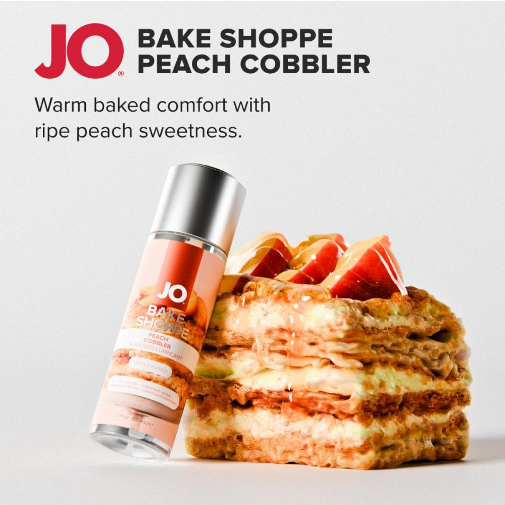 Лубрикант на водній основі JO Bake Shoppe - Peach Cobbler 60 мл, без цукру та парабенів Sex Aura Київ - фото 3
