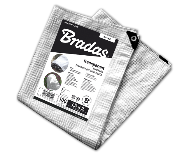 Тент, прозорий, армований 8х10 100 гр/м² Bradas, Польща Київ - фото 1