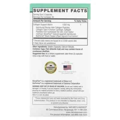 Вітамінно-мінеральний комплекс Nature's Answer Мультиколаген, Multi Collagen, 90 капсул (NTA-16580) Вінниця