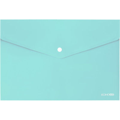Папка - конверт Economix А4 180 мкм, непрозрачная мятная (E31301-84) Винница - изображение 1