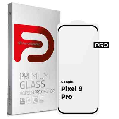 Стекло защитное Armorstandart Pro Google Pixel 9 Pro Black (ARM74678) Винница