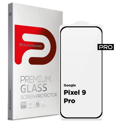 Стекло защитное Armorstandart Pro Google Pixel 9 Pro Black (ARM74678) Винница - изображение 1