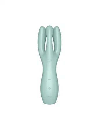Кліторальний вібратор Satisfyer Threesome 3 Mint з трьома пальчиками Львів