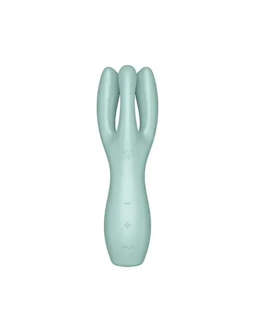 Кліторальний вібратор Satisfyer Threesome 3 Mint з трьома пальчиками Львів - фото 2