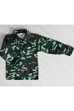 Сорочка для хлопчика, камуфляж 122-128 топ Крохатушка одяг Київ