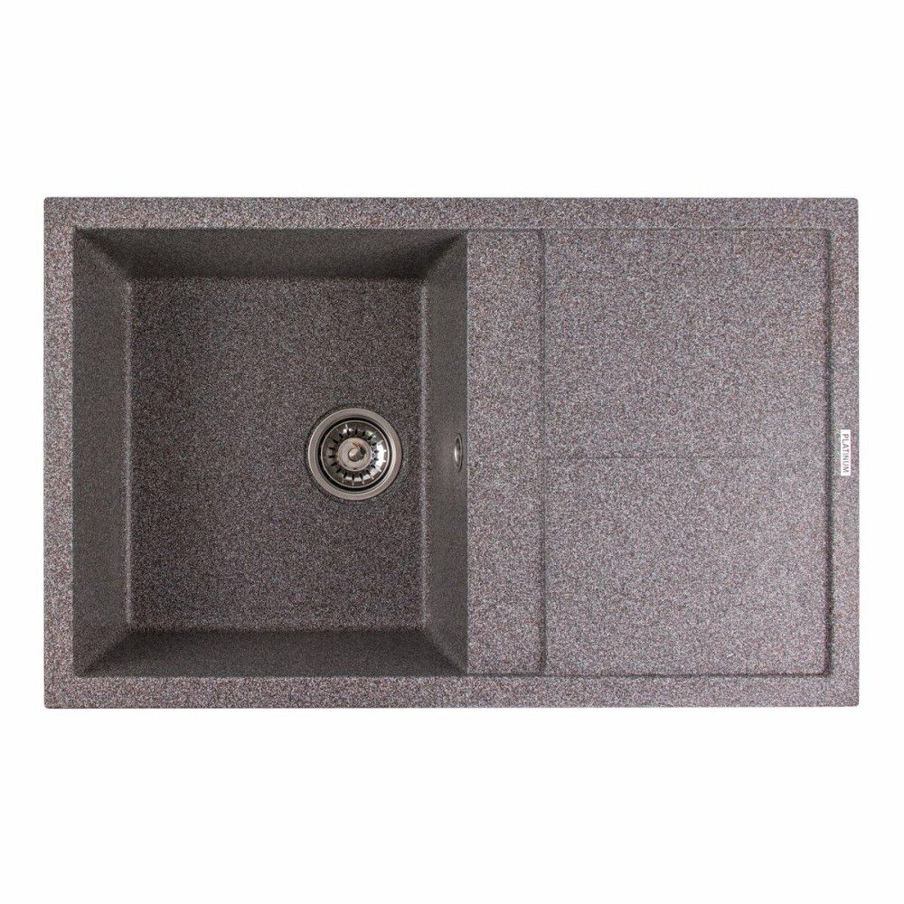 Гранитная мойка для кухни Platinum 7950 SELENA матовая Микс Киев - изображение 1