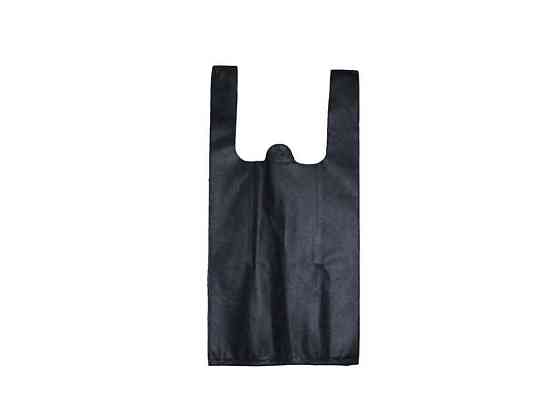 Сумка-майка,черный,210х420х120 мм,40 г/м.кв. ТМ ECOBAG Solmir Киев