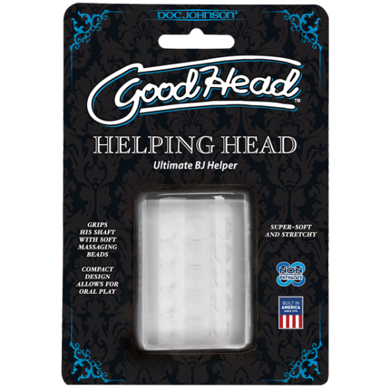 Мастурбатор Doc Johnson GoodHead - Helping Head ULTRASKYN, супер помічниця для мінету Sex Aura Київ