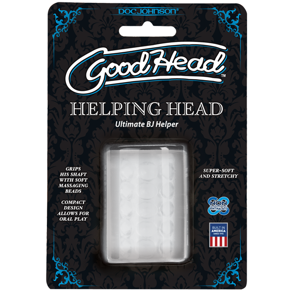 Мастурбатор Doc Johnson GoodHead - Helping Head ULTRASKYN, супер помічниця для мінету Sex Aura Київ - фото 2