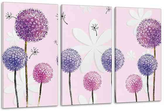 Модульна картина Квітни Абстракція Art-56_3А Київ