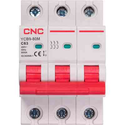 Автоматичний вимикач CNC YCB9-80M 3P C63 6ka (NV821587) Вінниця