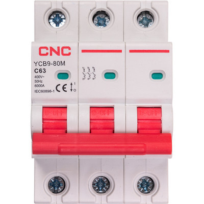 Автоматичний вимикач CNC YCB9-80M 3P C63 6ka (NV821587) Вінниця - фото 1