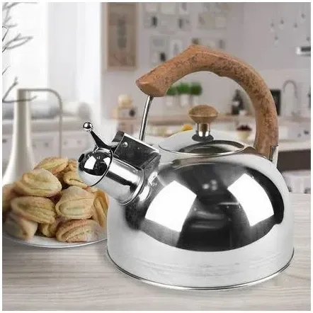 Чайник Зі Свистком 3.5 Лтр для всіх видів плит, турбо-індукційне дно, м'яка зручна ручка Одеса - фото 5