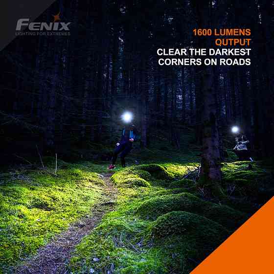 Фонарь налобный Fenix HM65R-T V2.0 черный Киев