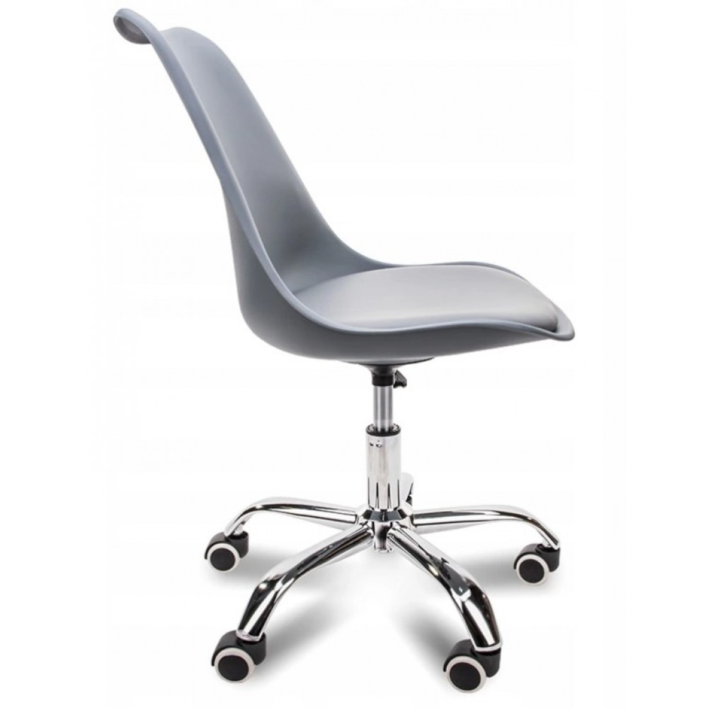 Кресло офисное компьютерное B-487 на колесиках рабочее для компьютера офиса дома Серый Киев - изображение 3