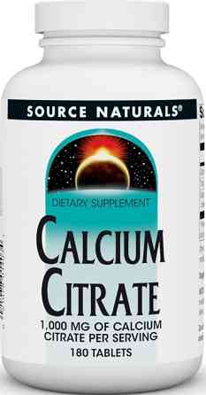 Кальций цитрат Source Naturals Calcium Citrate 1000 мг 180 таб Киев