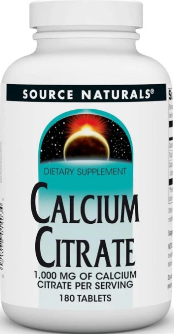Кальций цитрат Source Naturals Calcium Citrate 1000 мг 180 таб Киев - изображение 1