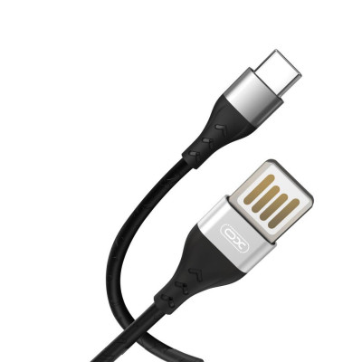 Дата кабель USB 2.0 AM to USB-C 1.0m 2.1A double-side grey XO (NB188-TC-1-GR) Винница - изображение 1