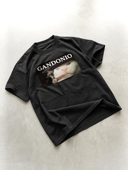 Футболка с котом «GANDONIO» Черновцы - изображение 2